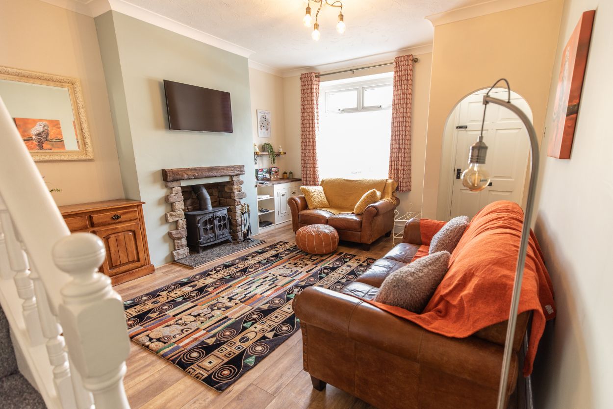 living room from stairs